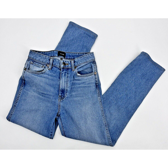 KHAITE Blue Straight Leg Jeans - Picture 2 of 12